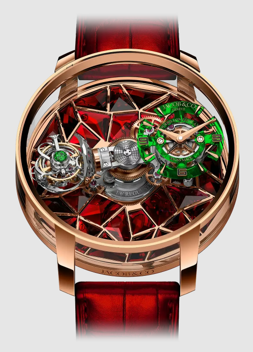 Review Jacob & Co astronomia four-axis tourbillon ROSE GOLD (RED) AT180.40.AB.AD.A Replica watch